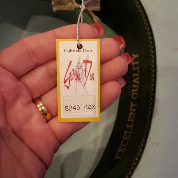 Felt Hat Fedora (light blue) - Picture 5 of 5